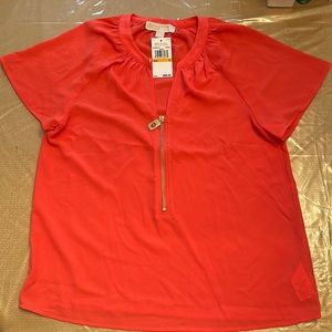 MICHAEL KORS - Women’s Blouse - Coral - With Tags - Brand New